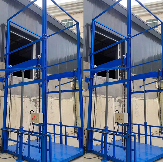 新干导轨式升降货梯